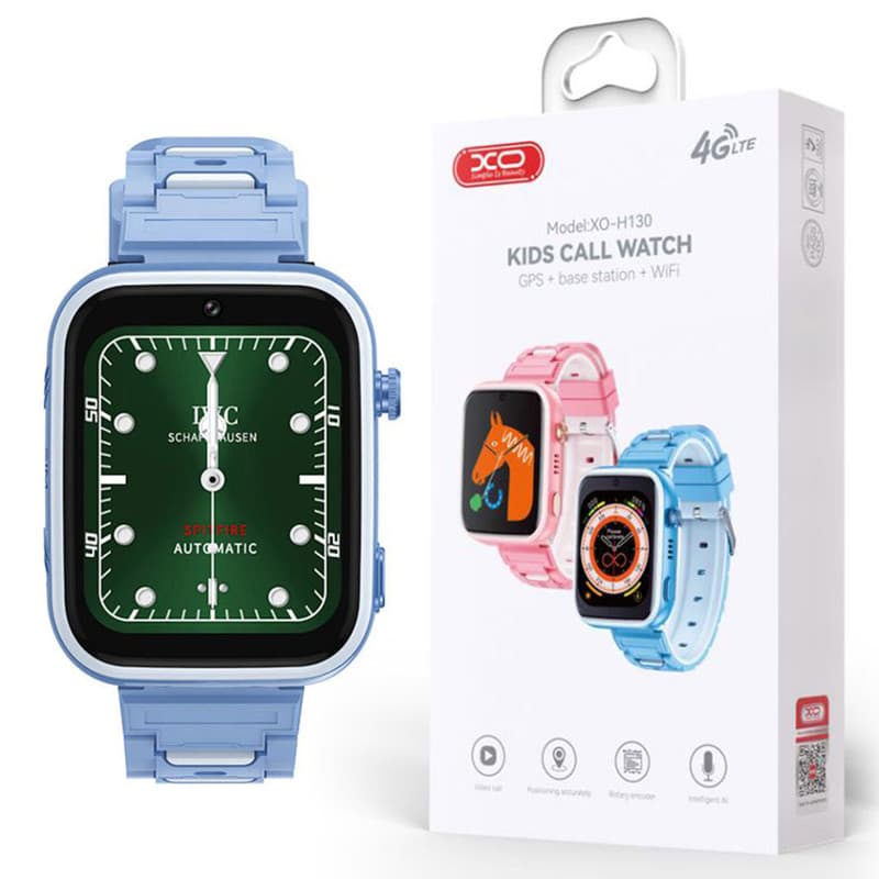 XO (H130) » Ceas Smart pentru copii, SIM card 4G, WiFi, camera foto, localizare SeTracker, GPS, Blue 1