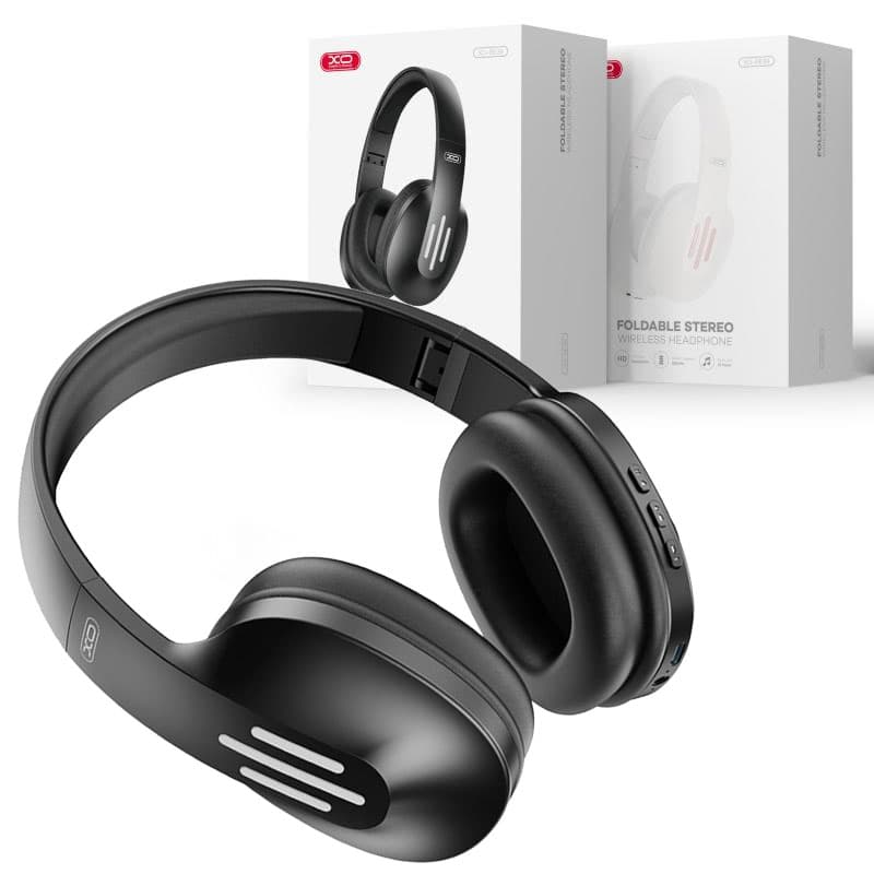 XO (BE39) - Casti Wireless, Over Ear, BT 5.0, 180h StandBy, Gaming, Foldable, Black 1