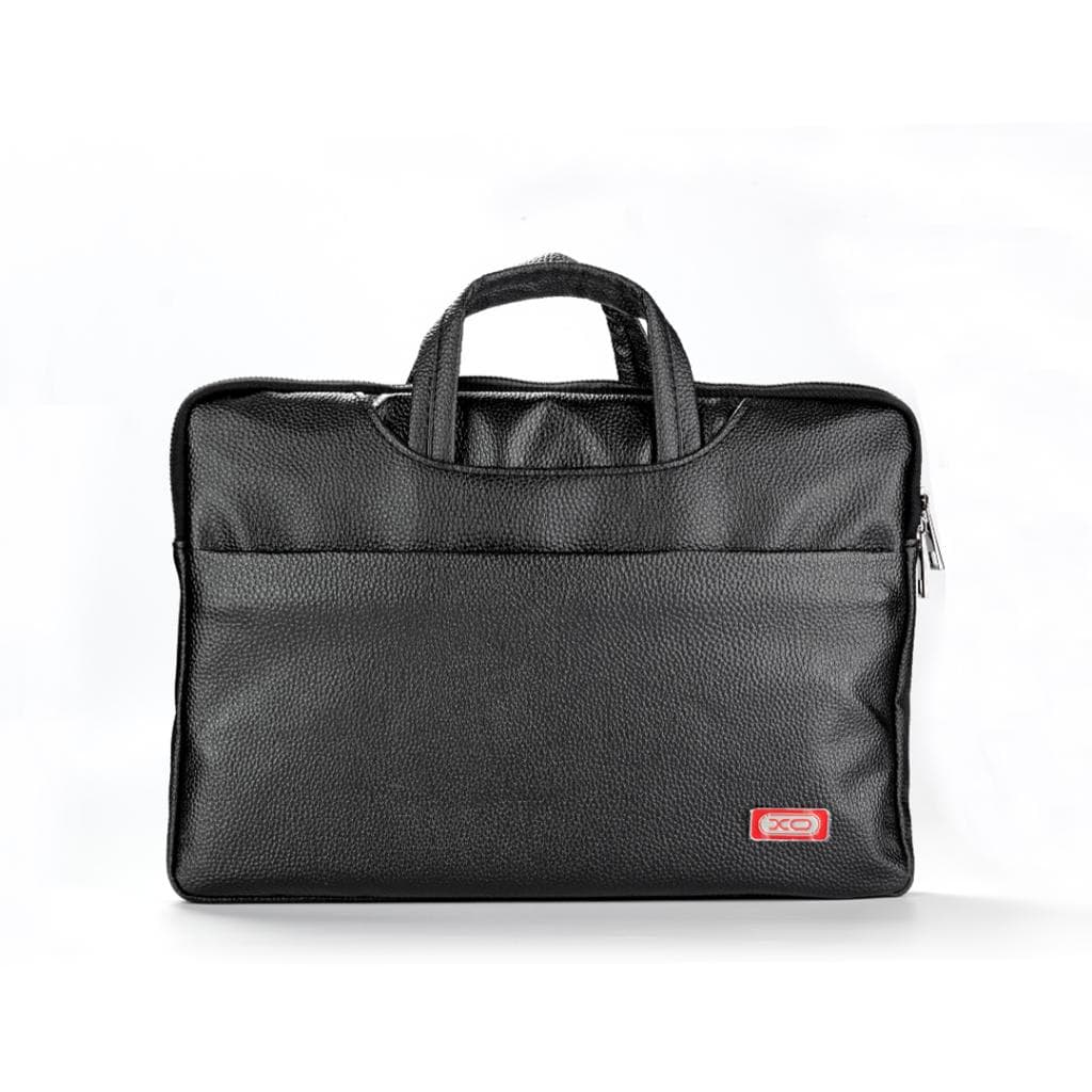 XO (CB08) Geanta pentru laptOppo din material textil, cu microfibra, 13", Litchi Series, Black 1