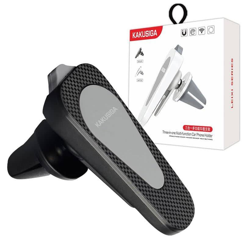 Kaku (KSC-163) - Suport Auto, Magnetic, montaj Ventilatie, MultiFunction, Black 1