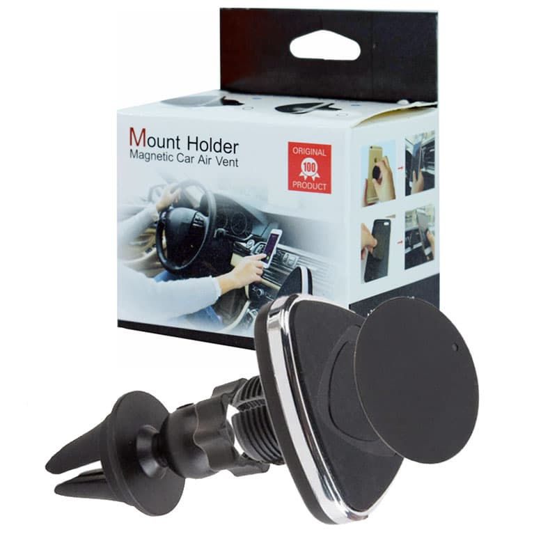 Maxcell (QY-738) - Suport Auto, Magnetic, montaj Ventilatie, Super Strong, Black 1