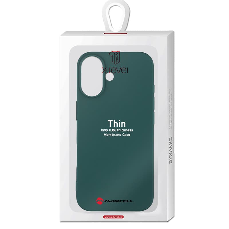 Husa X-Level Thin » iPhone 17, Thin Series, SoftTouch, Deep Green 1