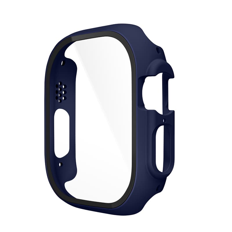 Hoco (WS6) - Rama protectie cu folie integrata, iWatch Ultra, 3D PC, (49mm) - Midnight Blue 1