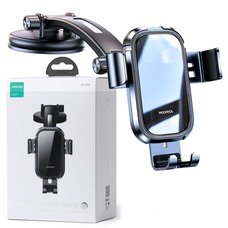 Joyroom (JR-ZS310) - Suport Auto, cu cleme laterale, montaj Cockpit Bord, MultiAngle, Black 1