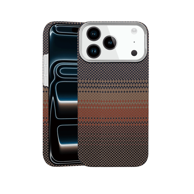 Husa Aramid PTK » iPhone 17, Kevlar Fiber cu MagSafe, Sunset 1