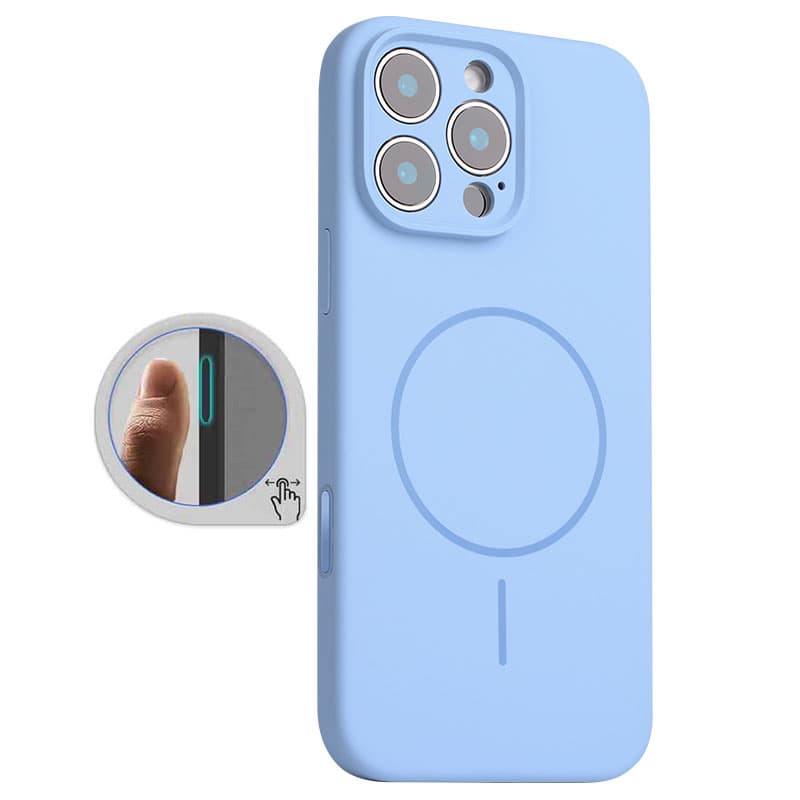 Husa MagThin » iPhone 16 Pro Max, SoftTouch, Camera Control, TPU, Light Blue 1