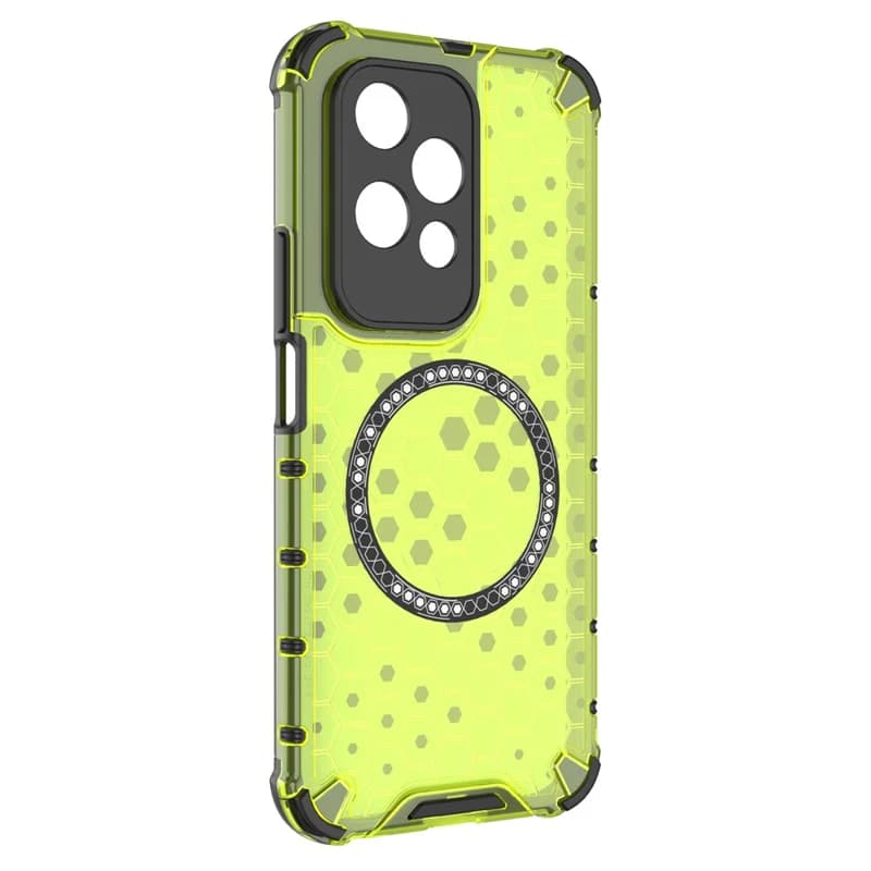 Husa HoneyComb » Honor 200 Lite, Magnet MagCase, AntiDrOppo Corners, Green