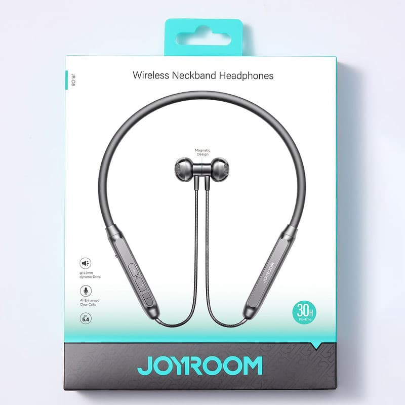 Joyroom (JR-D8) - Casti Wireless, InEar, Neck-Mount, BT 5.4, 170mAh, 30h, Black 1