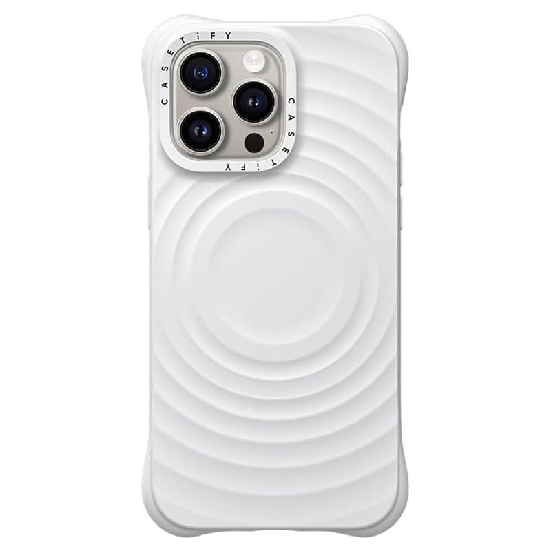 Husa Ripple » iPhone 16 Pro Max, Soft Skin, MagSafe, Win White 1