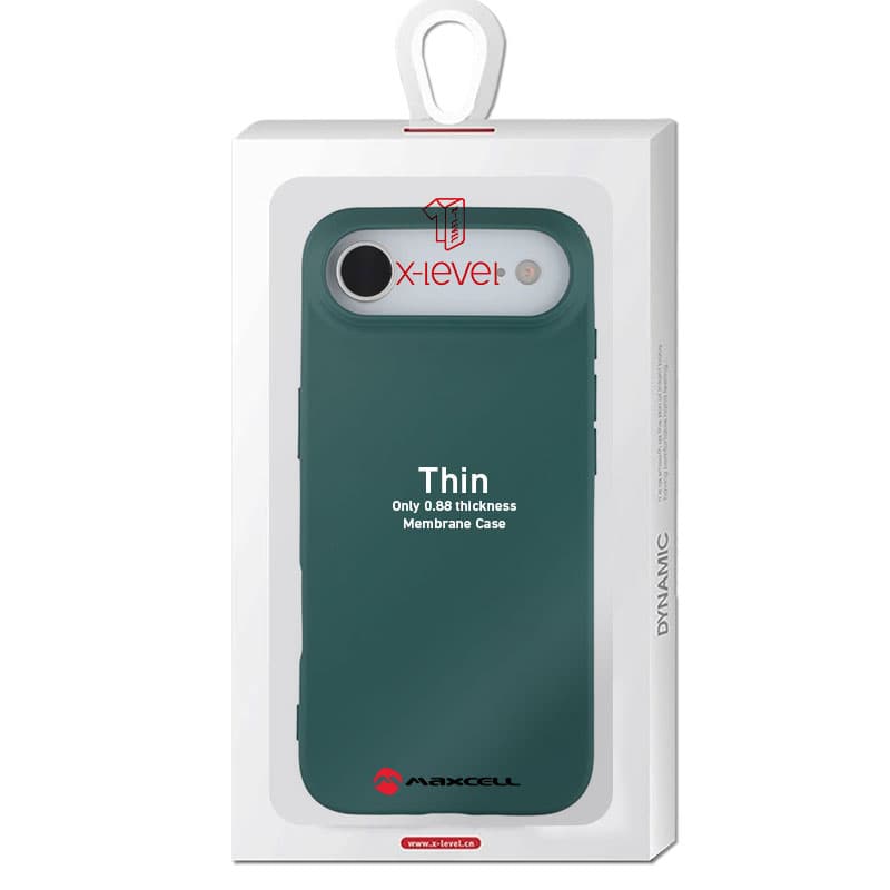 Husa X-Level Thin » iPhone 17 Air, Thin Series, SoftTouch, Deep Green 1