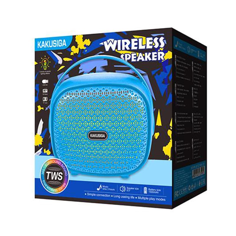 Kaku (KK-6102) - Boxa Portabila, Wireless BT 5.3, 8W, 1500mAh, Blue 1