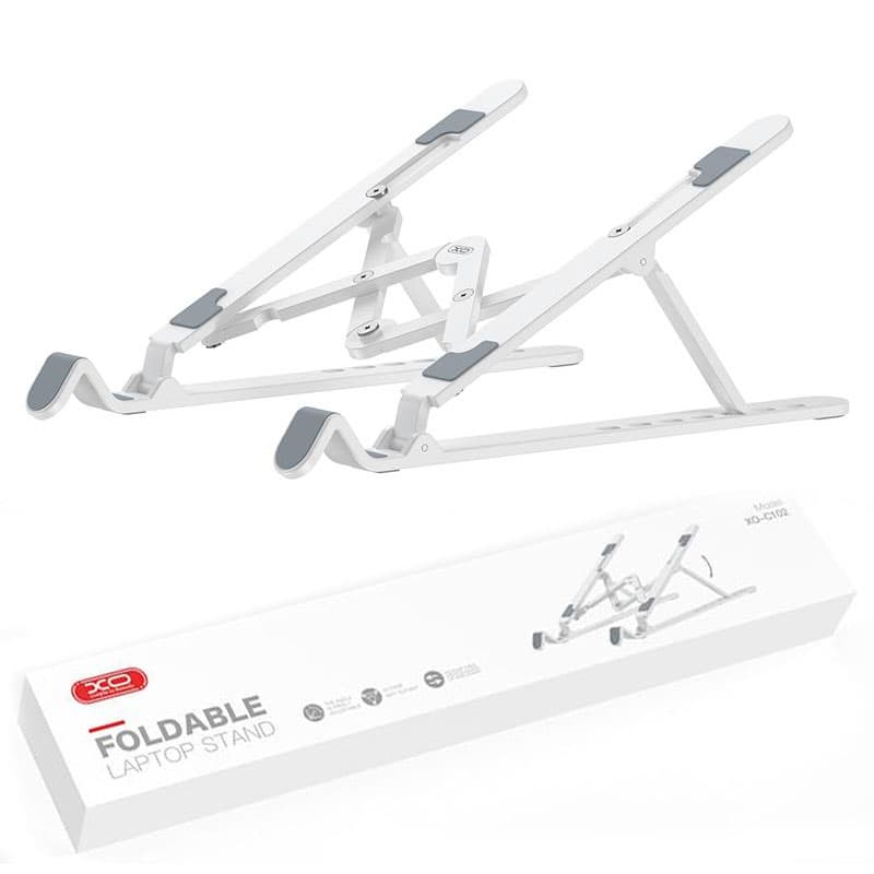XO (C102) - Suport portabil pentru laptop, brate flexibile, Folding, inaltime reglabila Silver 1
