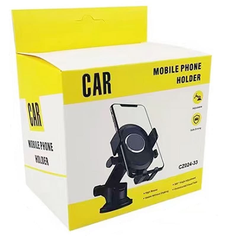 MX (CZ024) - Suport Auto, Magnetic, cu cleme, MultiAngle, brat telescopic, montaj Bord, Black 1