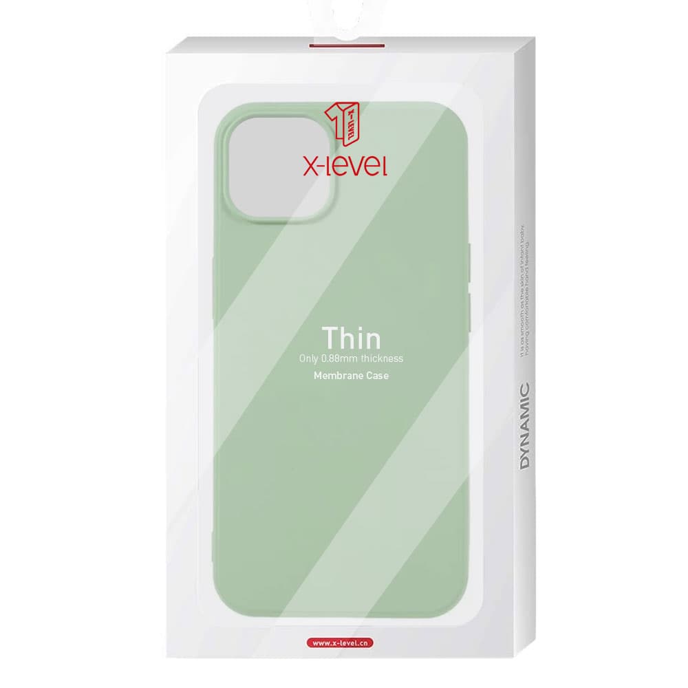 Husa X-Level Thin » iPhone 12 Mini - MicroFiber, Light Green 1