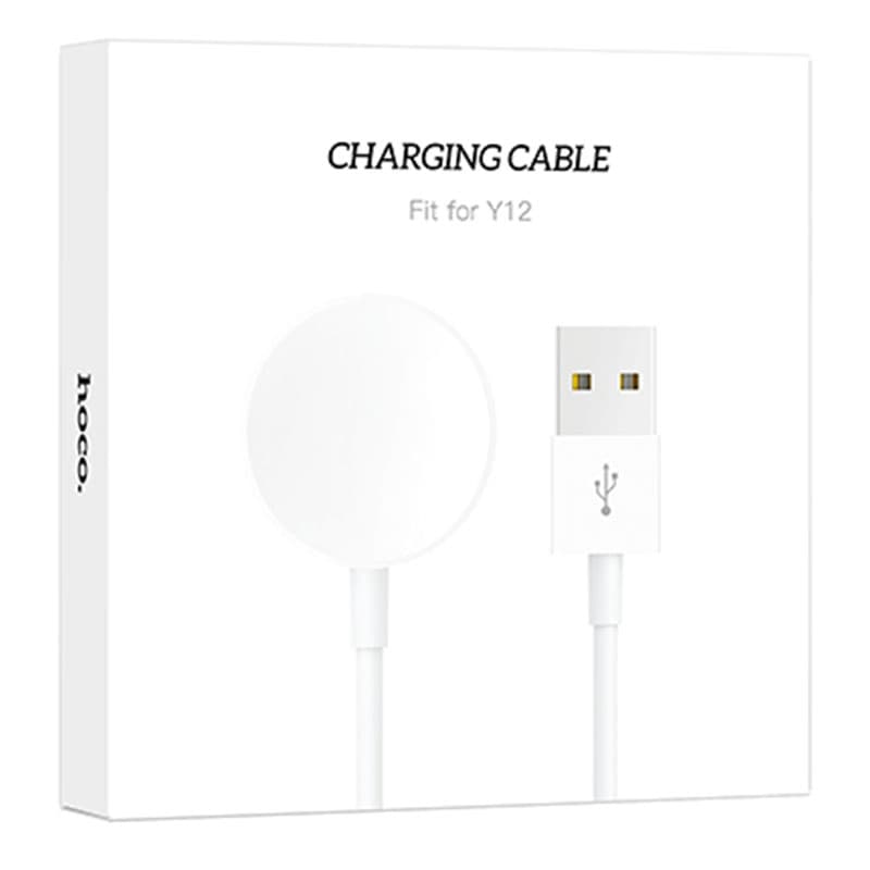 Hoco (Y12) - Cablu de incarcare Wireless, Hoco Y12, 5W, White