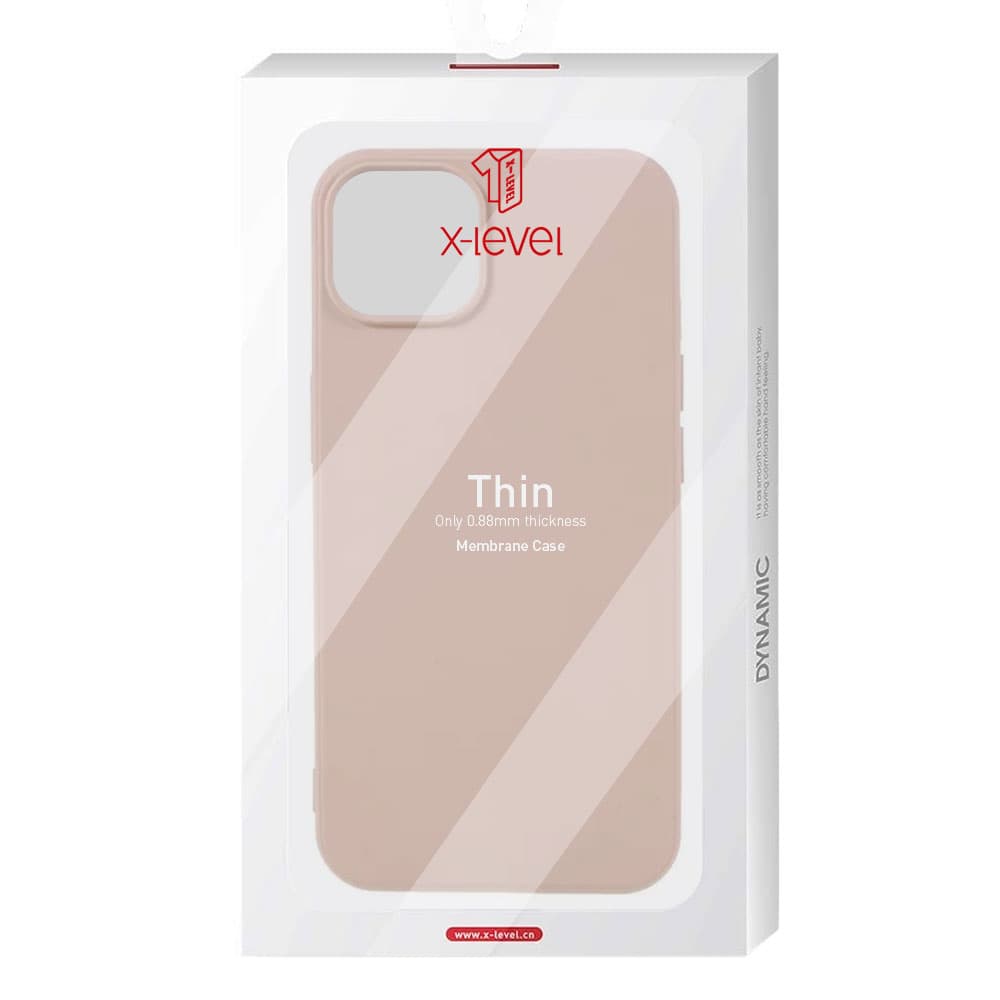 Husa X-Level Thin » iPhone Xr - MicroFiber, Cream 1