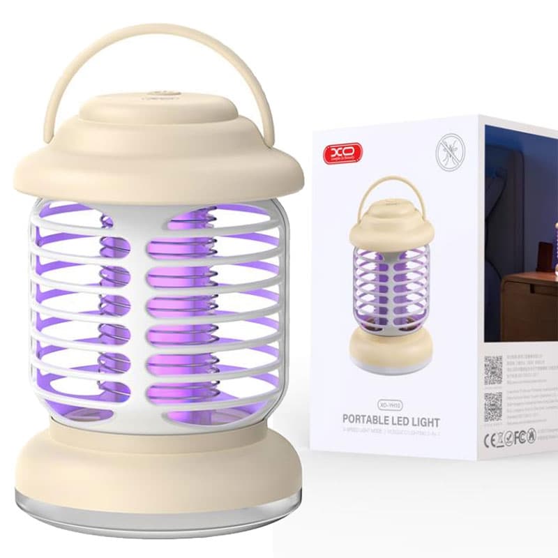 XO (YH10) - Lampa Camping, Travel, Anti Tantari, reincarcabila, conectare USB, 1200MAh, OFF White 1