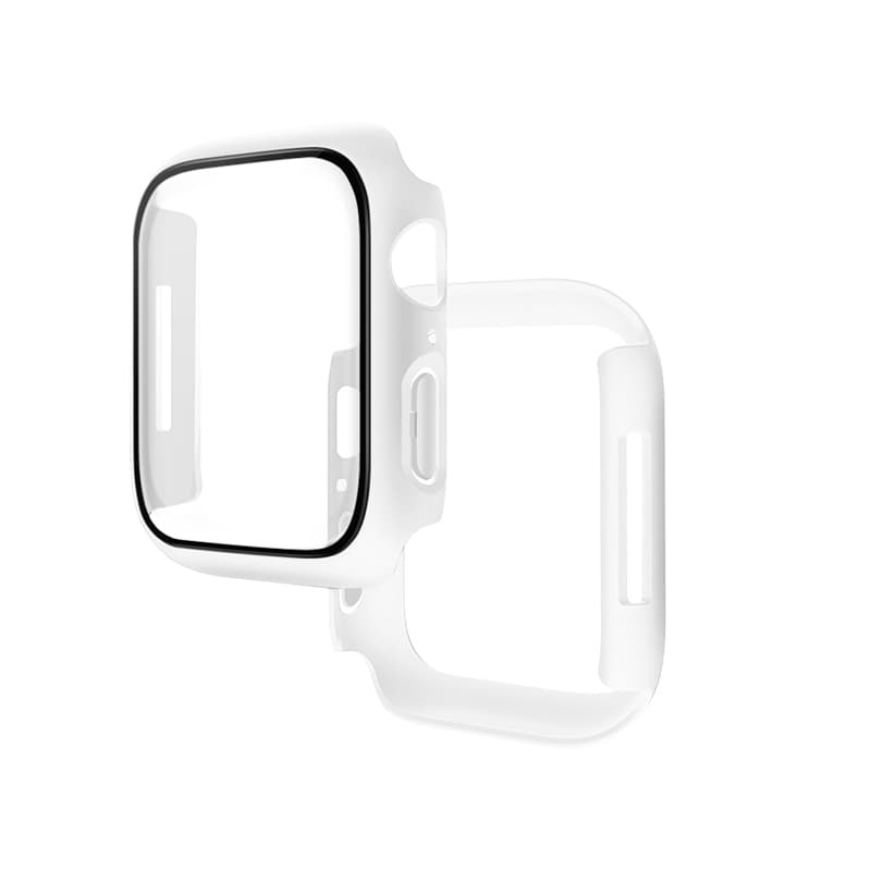Hoco (WS4) - Rama protectie cu folie integrata, iWatch Series 7/8, PC, (45mm) - White 1