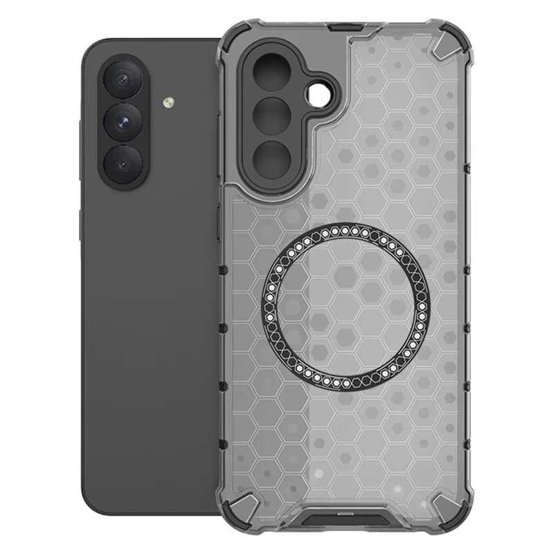 Husa HoneyComb » Samsung A55, Magnet MagCase, AntiDrOppo Corners, Grey 1