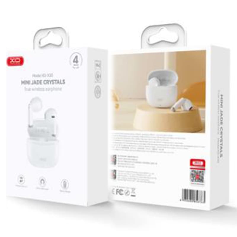 XO (X33) - Casti Wireless, Ear Buds, BT 5.3, 250mAh, White 1
