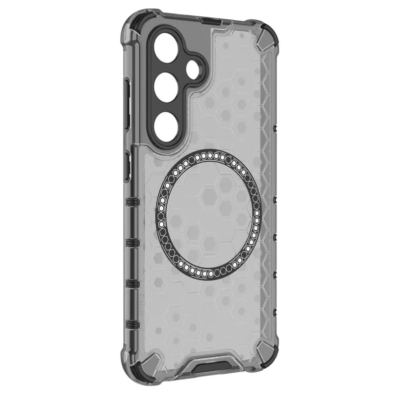 Husa HoneyComb » Samsung S24 (S921), Magnet MagCase, AntiDrOppo Corners, Grey 1