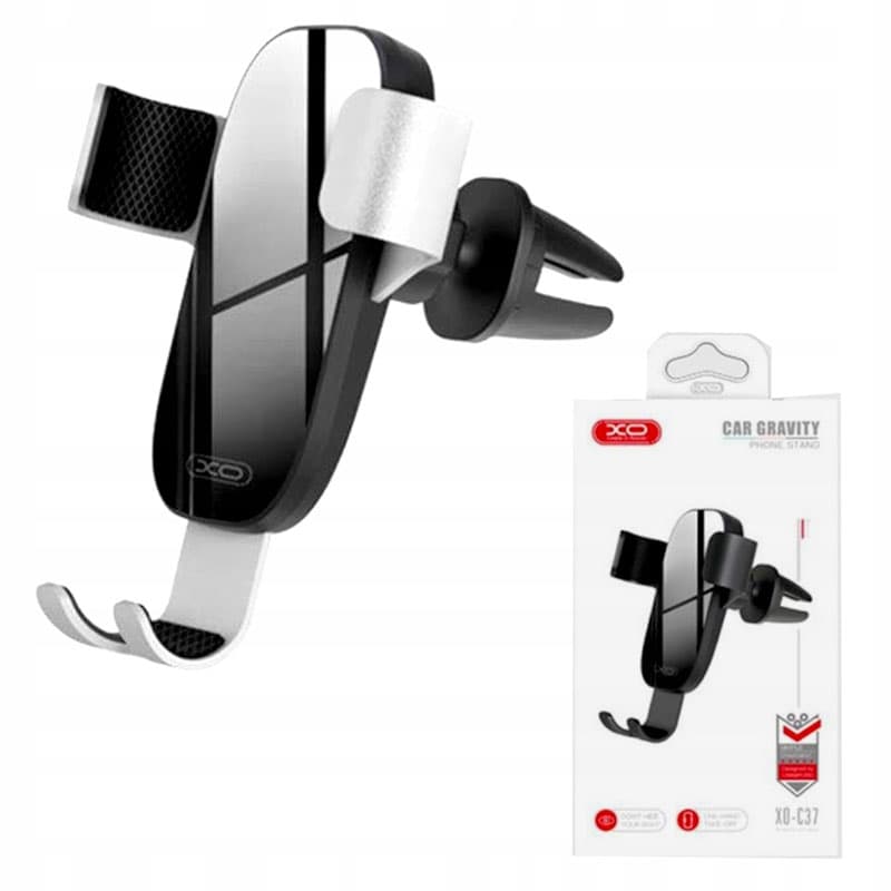 XO (C37) - Suport Auto, cu cleme laterale, montaj Ventilatie, MultiAngle, AutoGravity, Silver 1