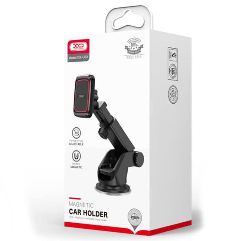 XO (C83) - Suport Auto, Magnetic, montaj Bord, MultiAngle, brat telescopic, Black 1