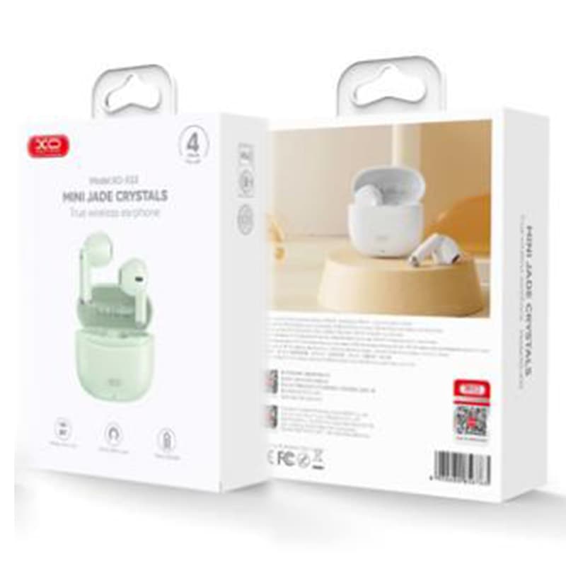 XO (X33) - Casti Wireless, Ear Buds, BT 5.3, 250mAh, Green 1