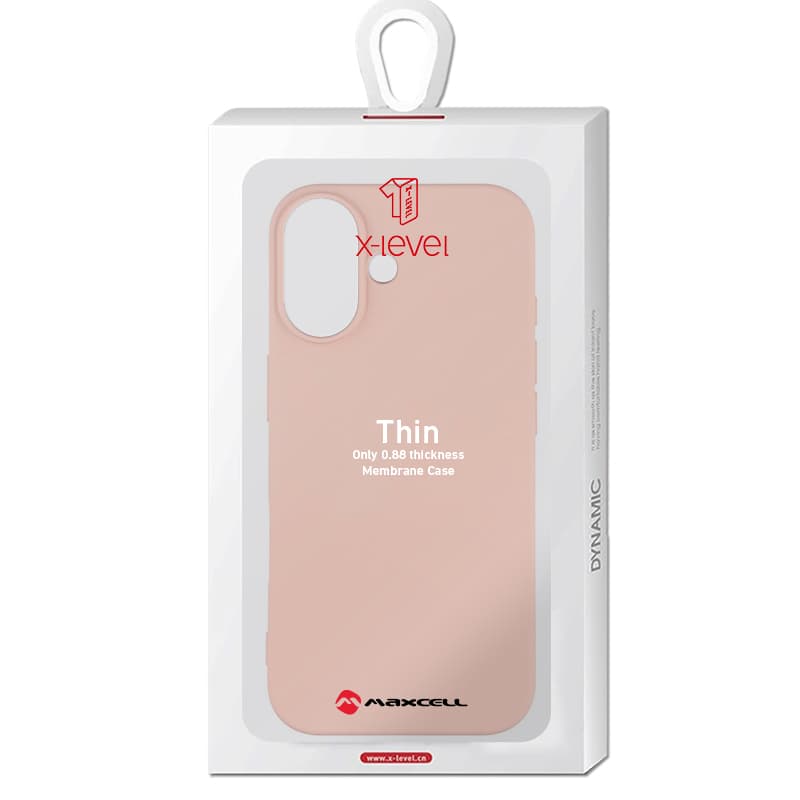 Husa X-Level Thin » iPhone 17, Thin Series, SoftTouch, Pink 1