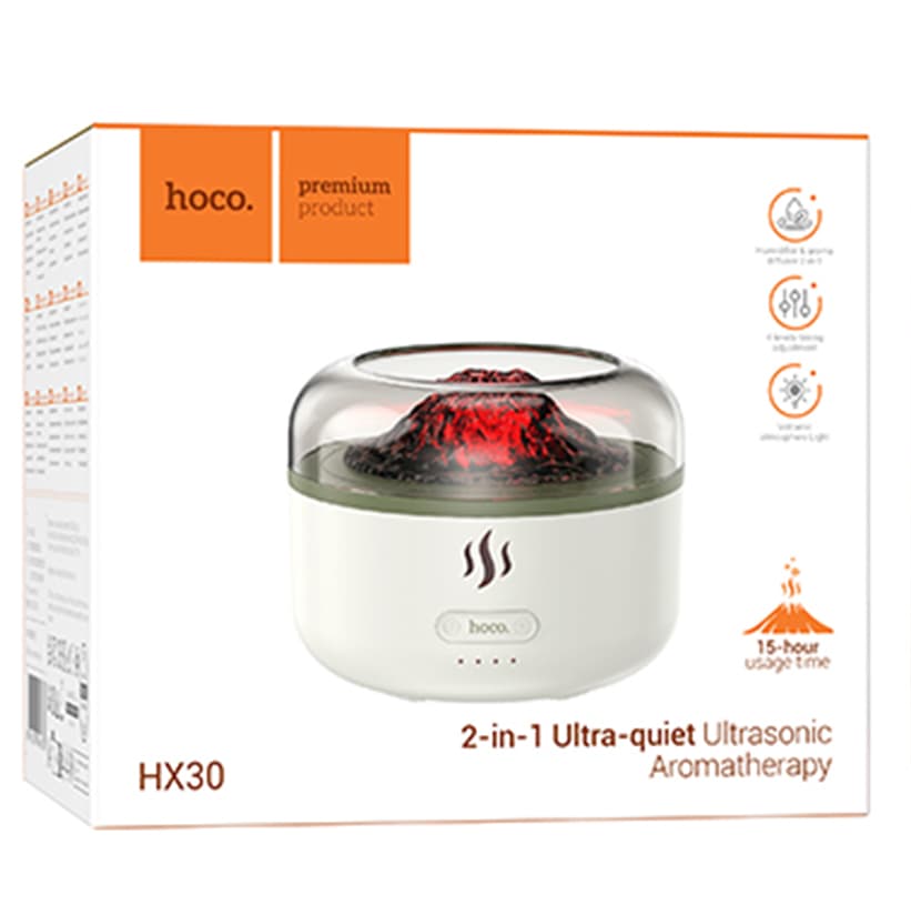 Hoco (HX30) - Umidificator casa/auto, Aromatherapy, White 1