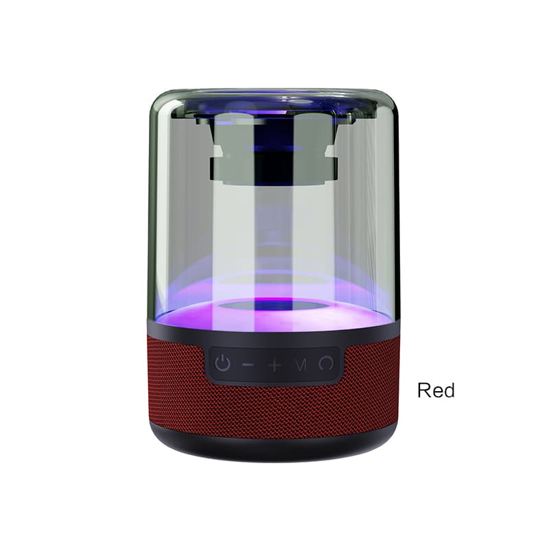 Kaku (KSC-608) - Boxa Portabila, BT 5.0, Colorful Light, 5W, TWS HiFi, Extra Bass, Red 1