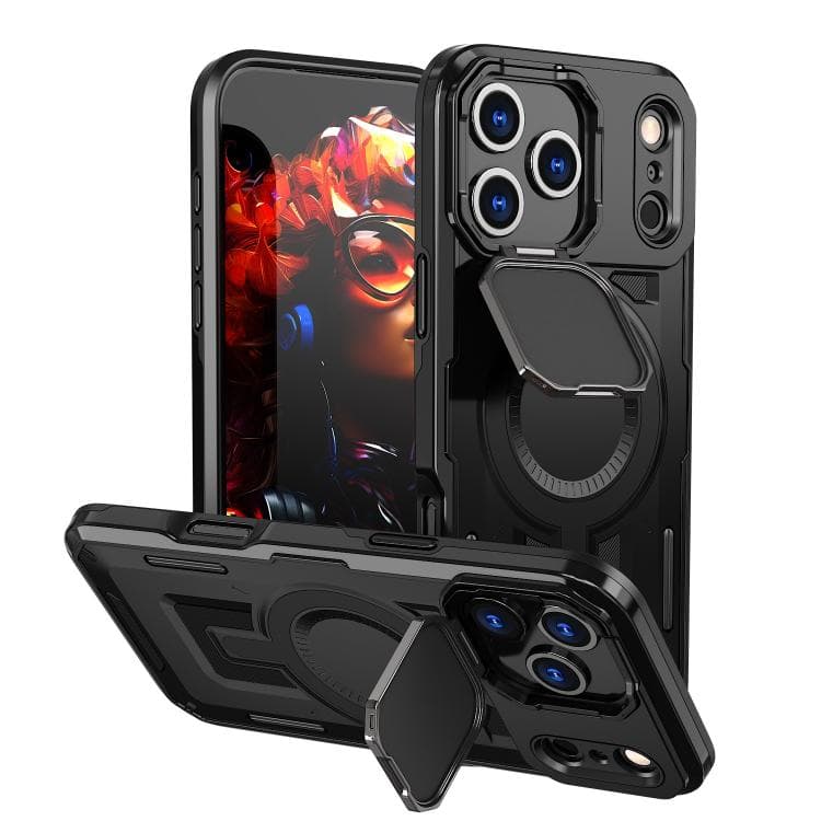 Husa UrbanMag » iPhone 17, Hybrid, Armor MagCase, CamBracket, Black 1