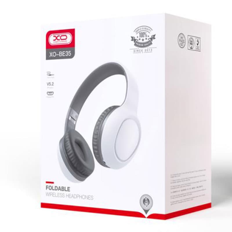 XO (BE35) - Casti Wireless, Over Ear, BT 5.2, 100h StandBy, Gaming, Elegant, White 1