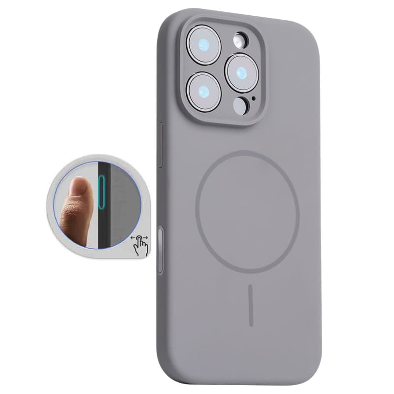 Husa MagThin » iPhone 16 Pro Max, SoftTouch, Camera Control, TPU, Stone Grey 1