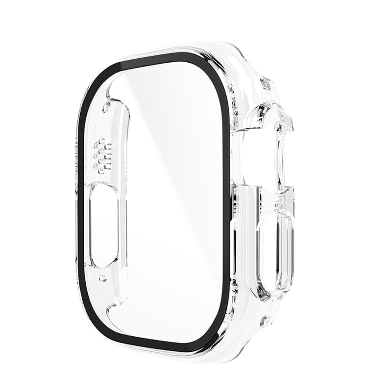 Hoco (WS6) - Rama protectie cu folie integrata, iWatch Ultra, 3D PC, (49mm) - Transparent 1