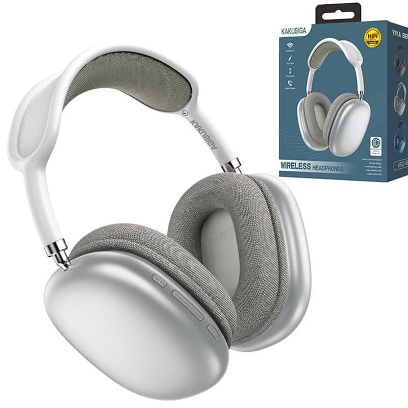 Kaku (KSC-695) - Casti Wireless, Over Ear, BT 5.0, 300h StandBy, 200mAh, Yiya, Silver 1