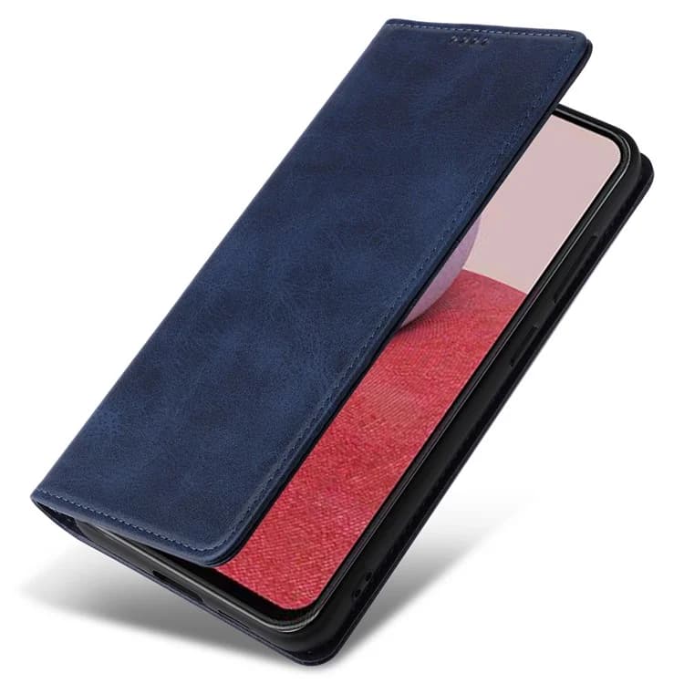 Husa Flip Leather » Samsung A05s, Deluxe, Magnetic Wallet, Blue