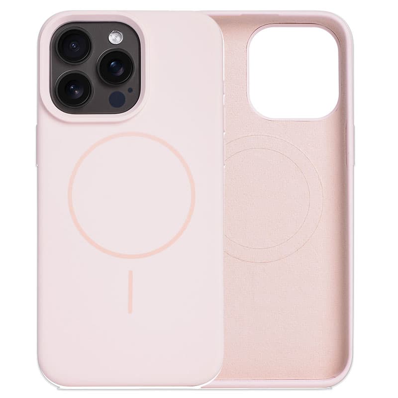 Husa MagThin » iPhone 15 Pro Max, Smooth Soft » MagSafe, Pink 1