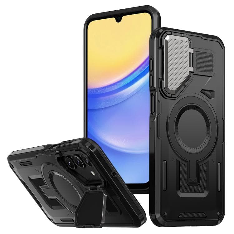 Husa UrbanMag » Samsung A07, Hybrid, Armor MagCase, CamBracket, Black 1