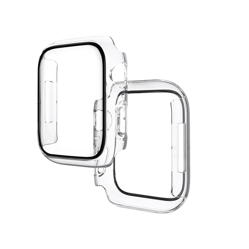 Hoco (WS4) - Rama protectie cu folie integrata, iWatch Series 7/8, PC, (41mm) - Transparent 1