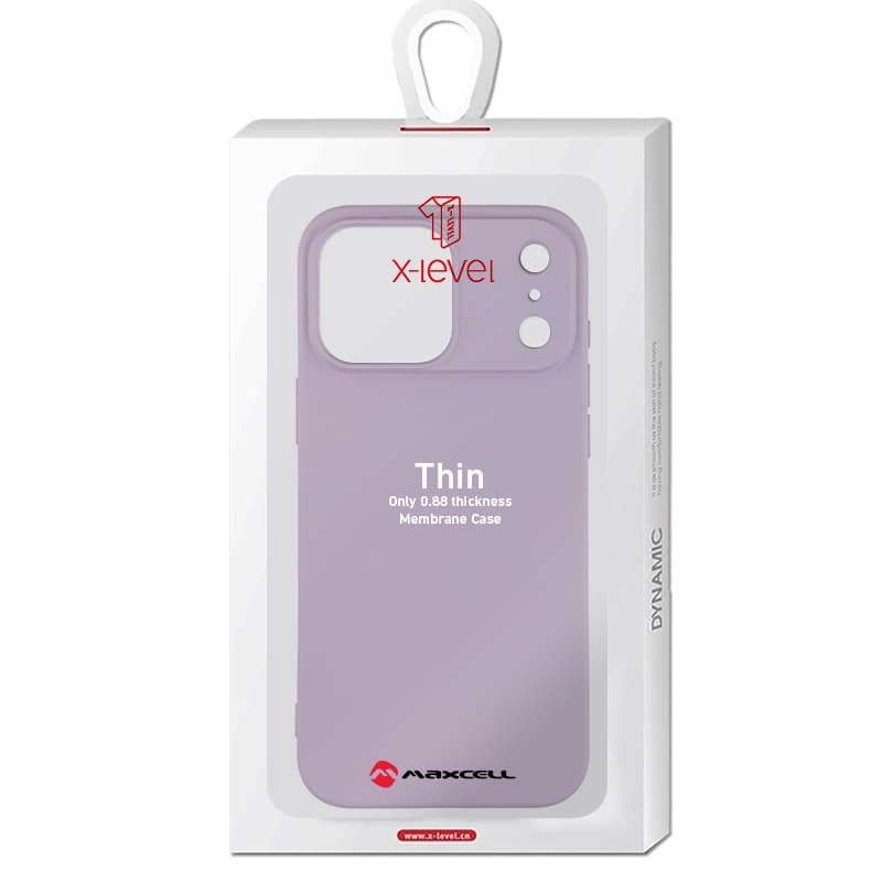 Husa X-Level Thin » iPhone 17 Pro, Thin Series, SoftTouch, Lila 1
