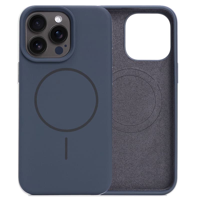 Husa MagThin » iPhone 15 Pro Max, Smooth Soft » MagSafe, Black 1