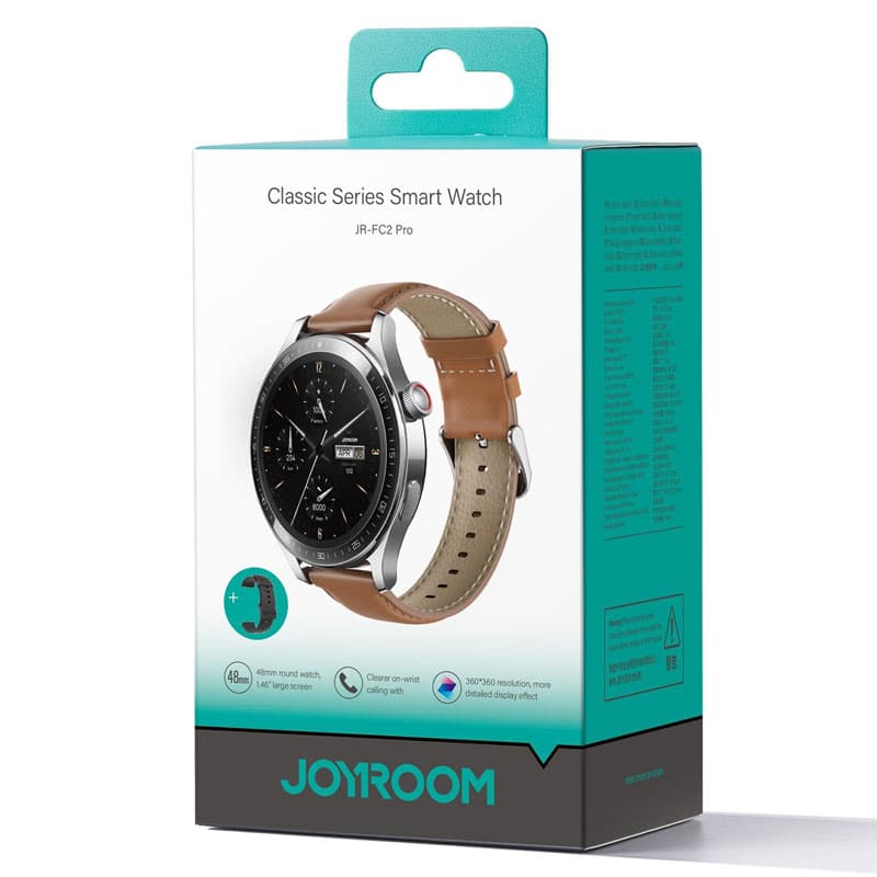 Joyroom (JR-FC2 Pro) - SmartWatch, Ceas inteligent, 128Mb, Phone function, Full Touch, Silver 1
