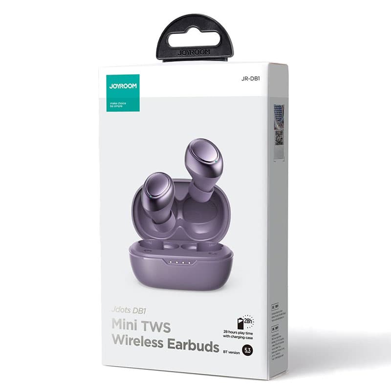 Joyroom (JR-DB1) - Casti Wireless, Ear Buds, BT 5.3, StandBy, 290mAh, Purple 1