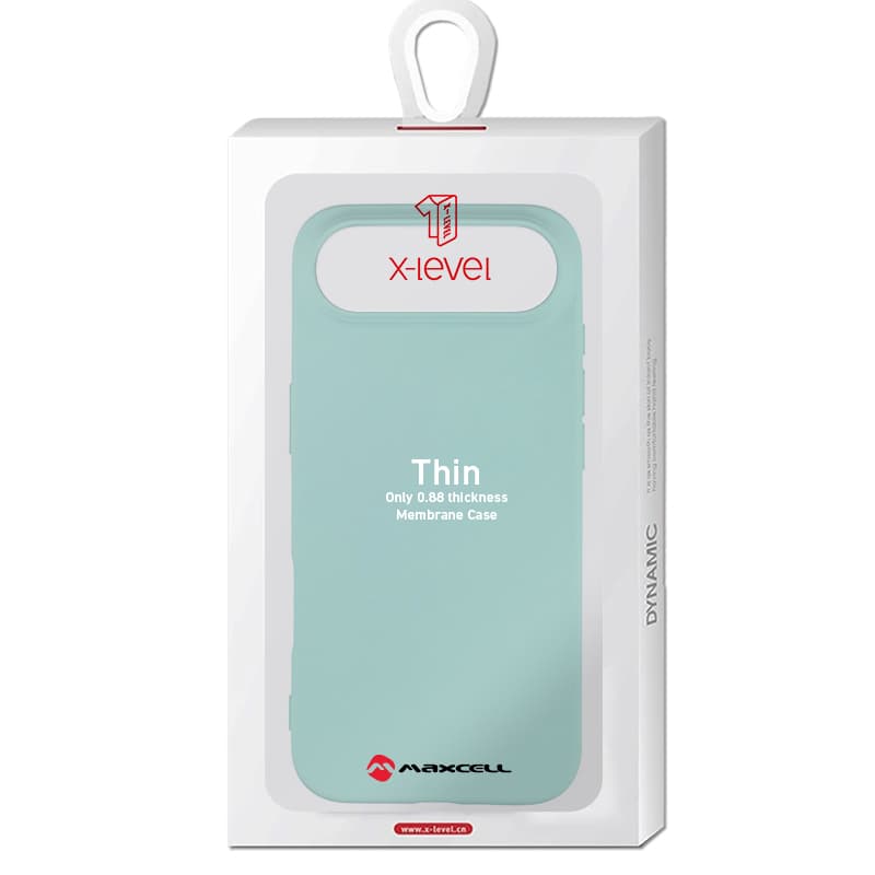 Husa X-Level Thin » iPhone 17 Air, Thin Series, SoftTouch, Turquoise 1