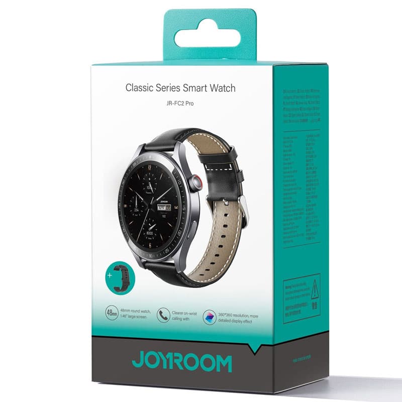 Joyroom (JR-FC2 Pro) - SmartWatch, Ceas inteligent, 128Mb, Phone function, Full Touch, Grey 1