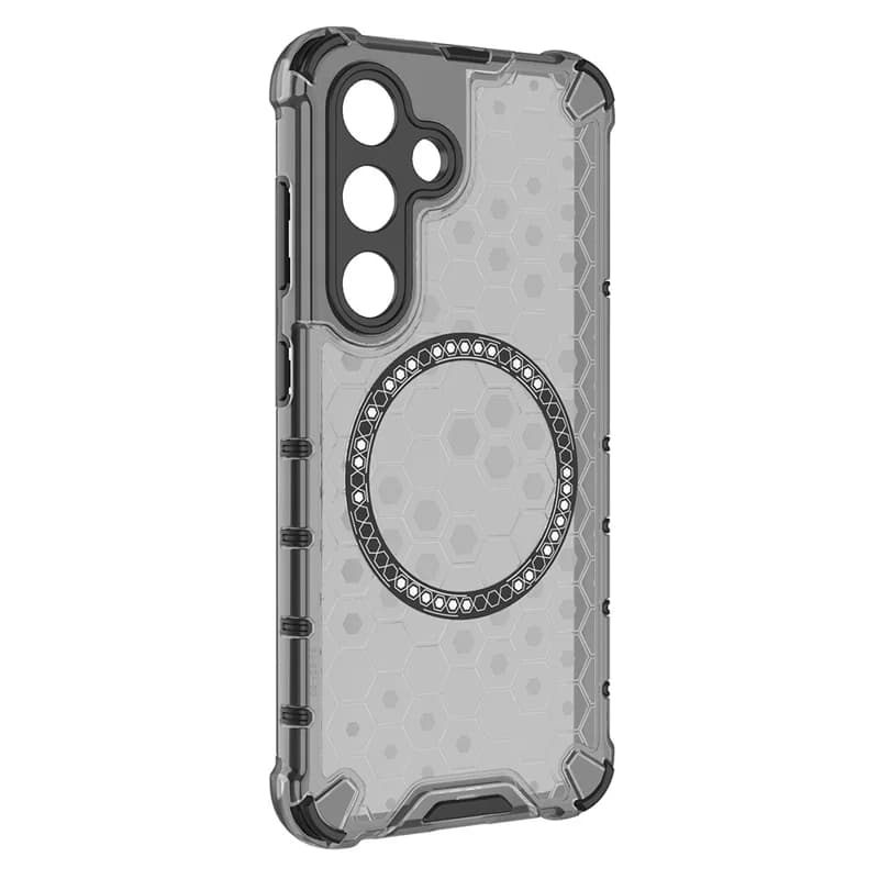 Husa HoneyComb » Samsung S25 Plus, Magnet MagCase, AntiDrOppo Corners, Grey 1