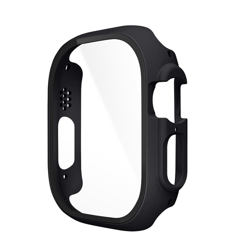 Hoco (WS6) - Rama protectie cu folie integrata, iWatch Ultra, 3D PC, (49mm), Black 1