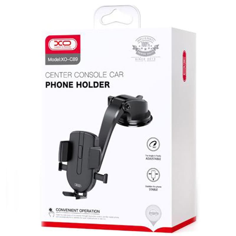 XO (C89) - Suport auto, cu cleme, Ventilatie, Rabatabil, cu cleme, Auto Gravity 360°, Black 1