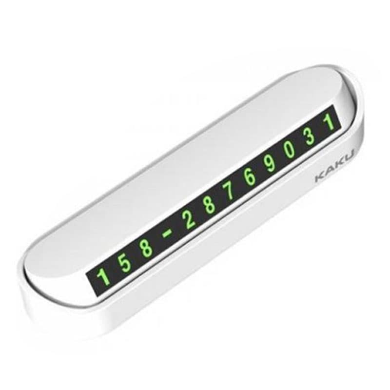 Kaku (KSC-264) - Numar parcare Temporar, montaj Bord, White 1